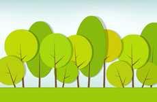 绿色树林环保flash动画