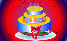 三层生日蛋糕flash动画