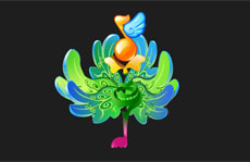 植物音乐符号flash动画