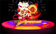 小狗狗年擂鼓flash动画