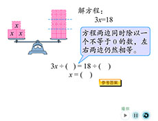 等式的性质flash动画课件