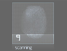 模拟指纹验证flash动画