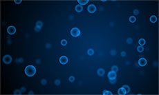 蓝色透明气泡flash动画