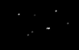 黑色夜空星星跳动flash动画
