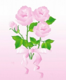 母亲节粉色玫瑰花束flash动画