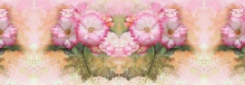 唯美粉色水彩花卉特效flash动画