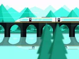 开往春天的列车flash动画