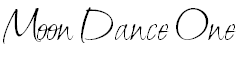 Moon Dance One字体