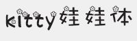 kitty娃娃体字体