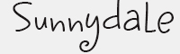 sunydale字体