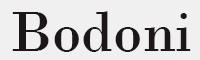 BodoniSvtyTwoITCTT字体
