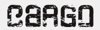 Cargo eroded字体