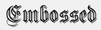 EmbossedGermanica字体