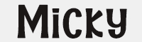 micky-dicky字体