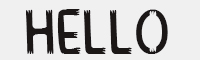 HELLO CROCODILO字体
