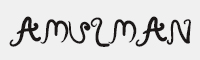 Amulman Light字体