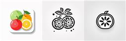 鲜嫩多汁！水果图标