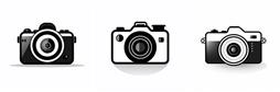 时尚！数码摄像机图标