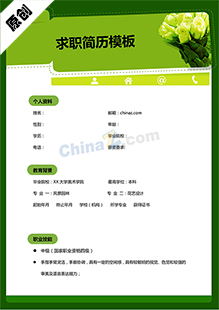 有工作经验简历样本
