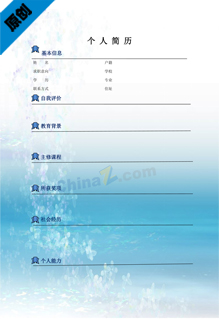 标准个人简历