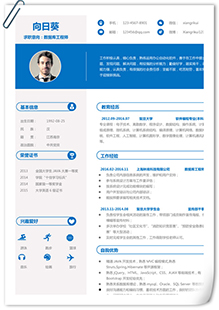 数据库工程师简历模板