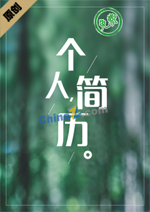 大学生个性求职简历封面