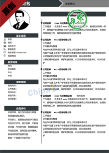 大学生个人简历创意模板