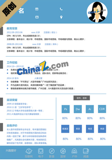 大学应届毕业生的简历模板