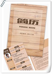 电力工程简历模板