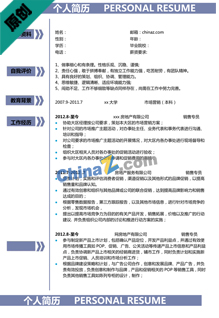 房地产免费简历模板下载