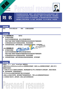 IT管理员个人简历模板