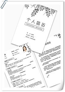 清新法务相关简历模板