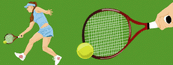矢量图运动网球