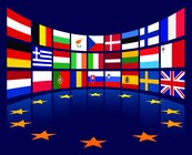欧盟国家旗帜矢量图下载