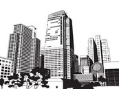 城市建设建筑矢量图下载