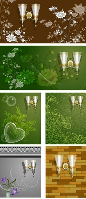 经典个性花纹矢量图下载