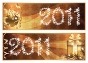 2011闪光字圣诞节矢量图下载