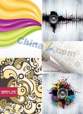 潮流设计元素矢量图