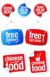 个性标签吊牌矢量素材