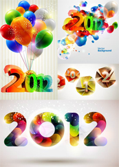 2012年字体设计矢量素材
