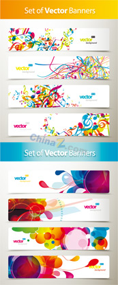 时尚潮流banner矢量设计素材