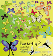 蝴蝶矢量素材下载