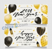 彩绘新年元素banner