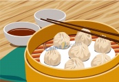 中国水饺矢量素材
