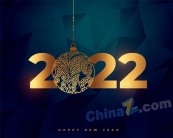 2022新年矢量时尚海报