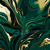 深绿色大理石抽象背景图