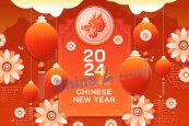 2024中国新年海报设计矢量