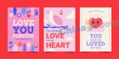 情人节浪漫海报模板设计