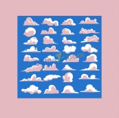 各种云朵素材矢量模板