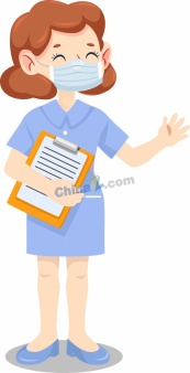 卡通风格医疗工作者插画矢量